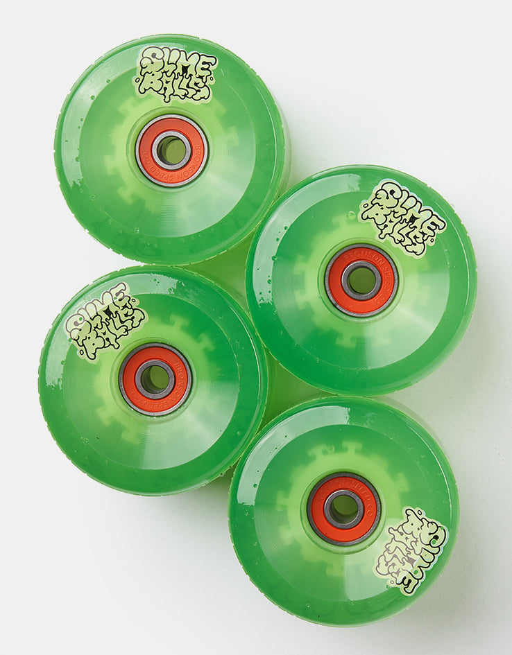 Slime Balls Accelerator OG Slime Light Ups 78a Skateboard Wheels - 66mm