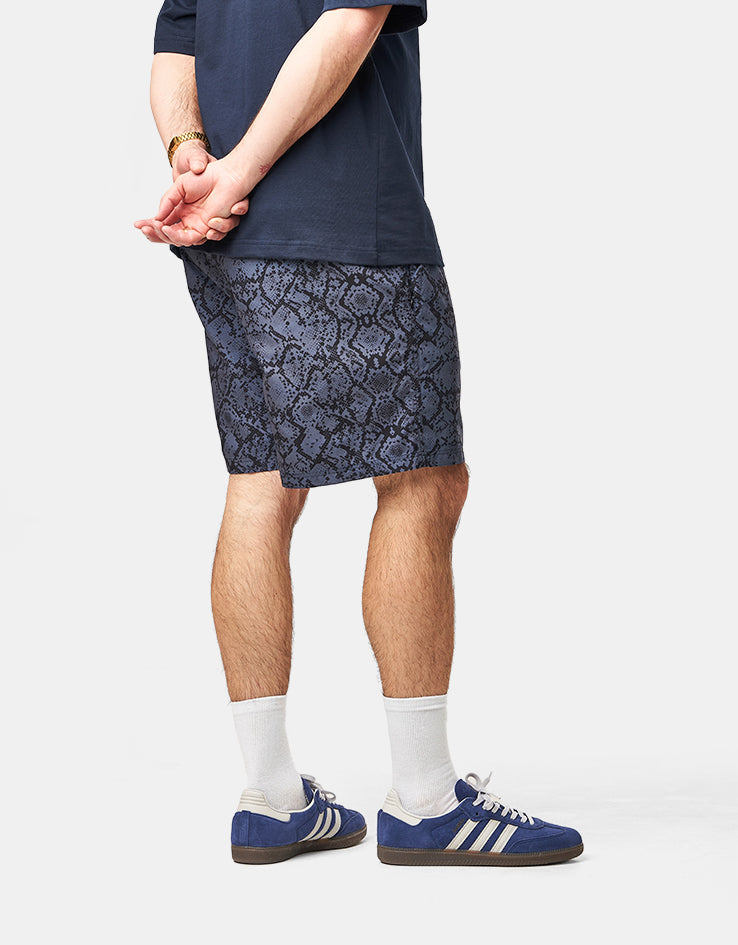 Route One Swim Shorts - Snakeskin (Charcoal)
