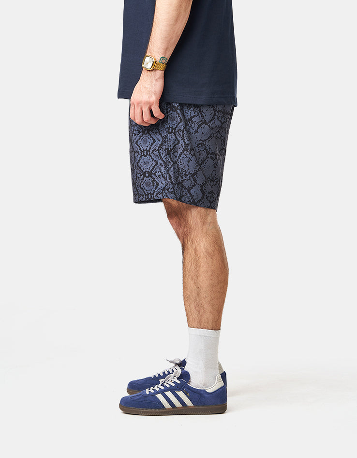 Route One Swim Shorts - Snakeskin (Charcoal)