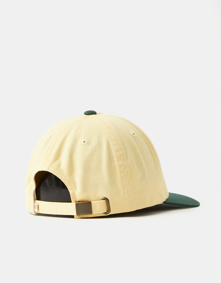 Brixton Certified Strapback Cap - Washed Celestial Yellow/Mediterranean Teal