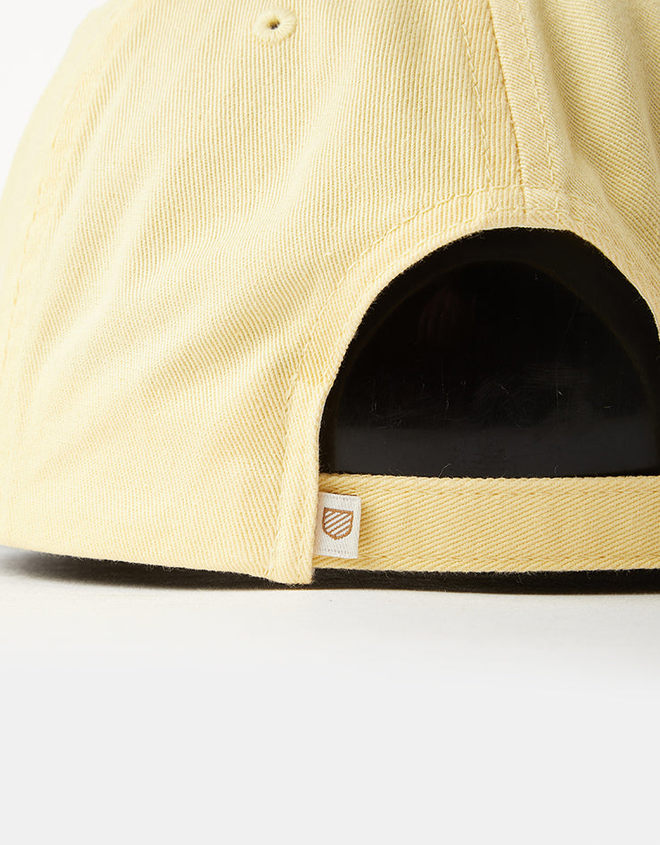 Brixton Certified Strapback Cap - Washed Celestial Yellow/Mediterranean Teal