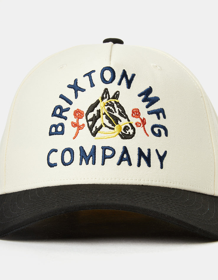 Brixton Trophy Horse Netplus Snapback - Black/Off White