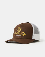Brixton Tolman Netplus Trucker Cap - Pinecone Brown/White