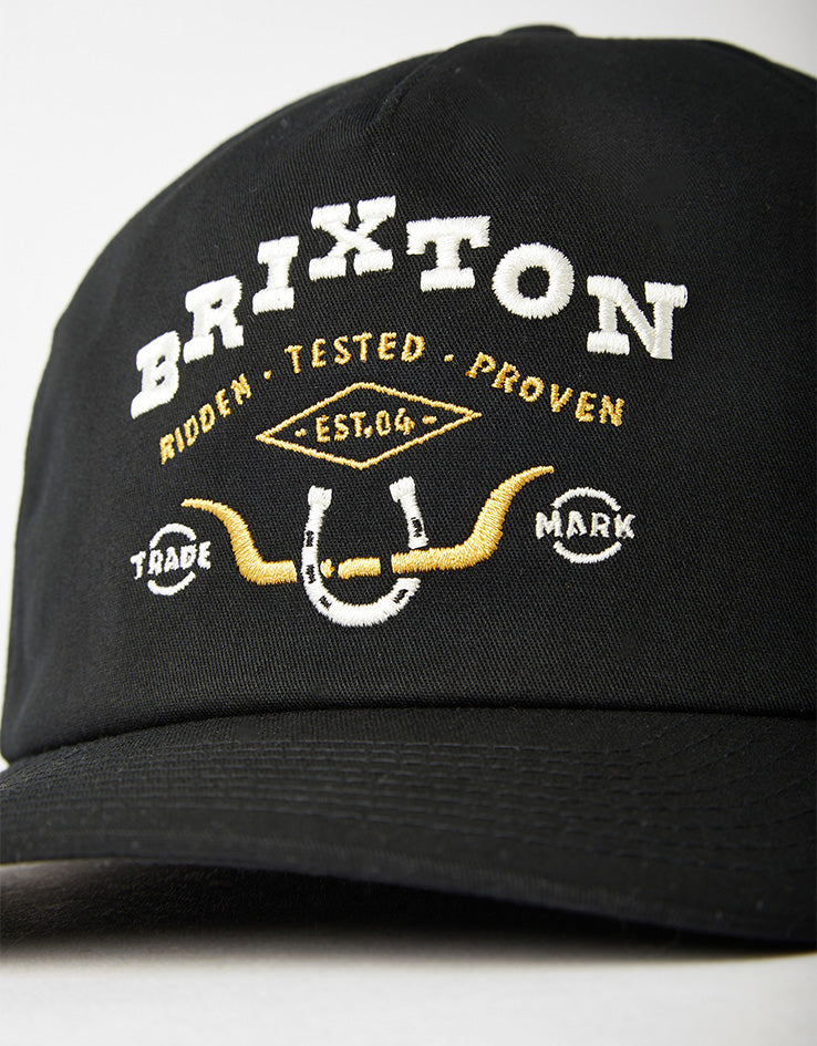 Brixton Beekman Snapback Cap - Black