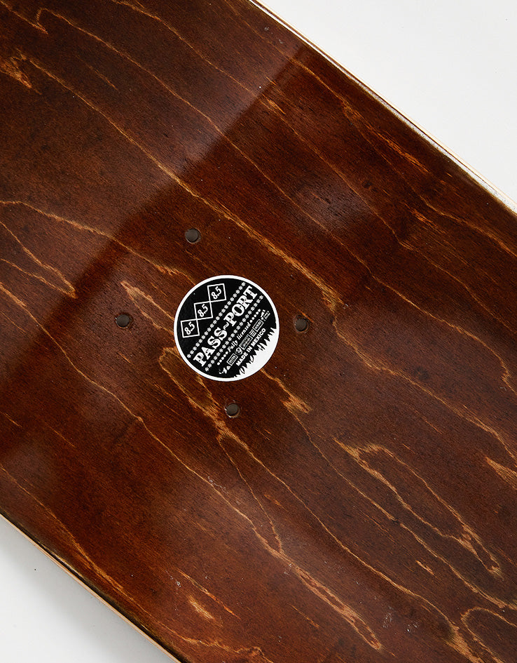 Pass Port Heart Head Dogu Series Skateboard Deck - 8.5"