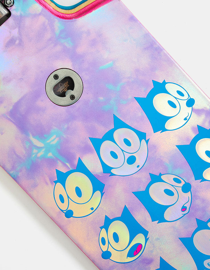 Dusters x Felix The Cat Chrome Drop Through Longboard - 36" x 9.125"