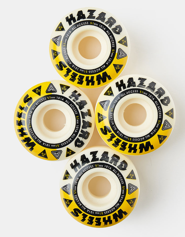 Hazard Meltdown Radial 101a Skateboard Wheels - 51mm