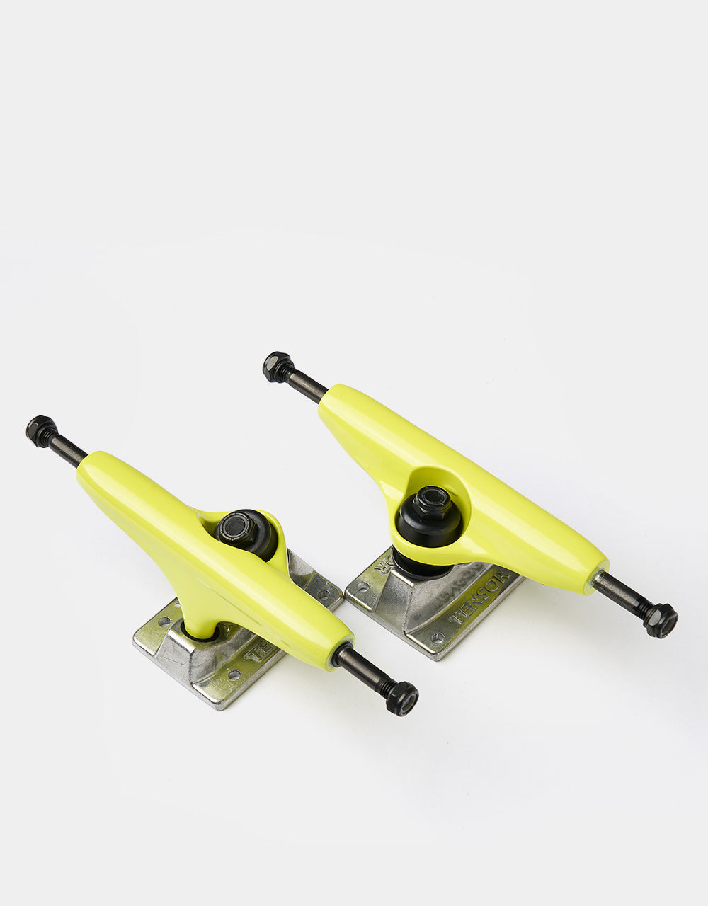 Tensor Alloys 5.5 Skateboard Trucks - Safety Yellow/Raw (Pair)