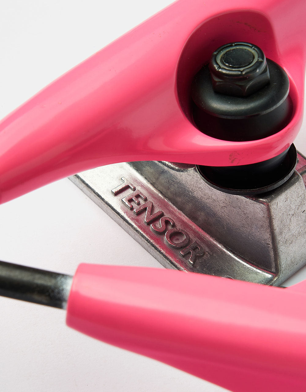 Tensor Alloys 5.25 Skateboard Trucks - Safety Pink/Raw (Pair)