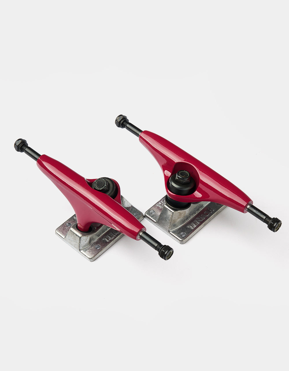 Tensor Alloys 5.25 Skateboard Trucks - Crimson/Raw (Pair)