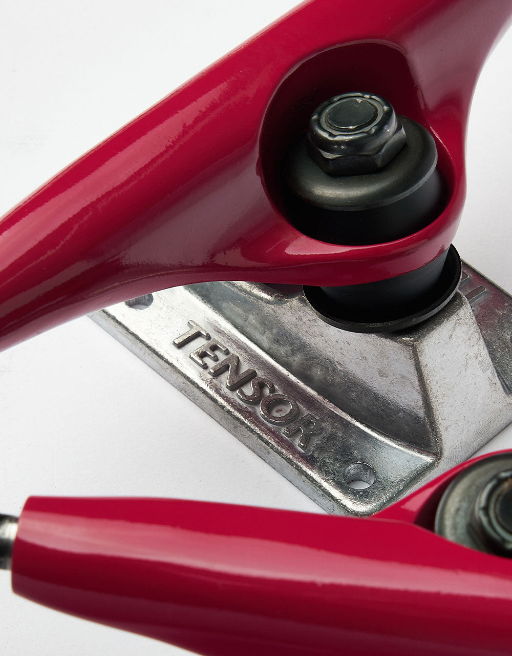 Tensor Alloys 5.25 Skateboard Trucks - Crimson/Raw (Pair)
