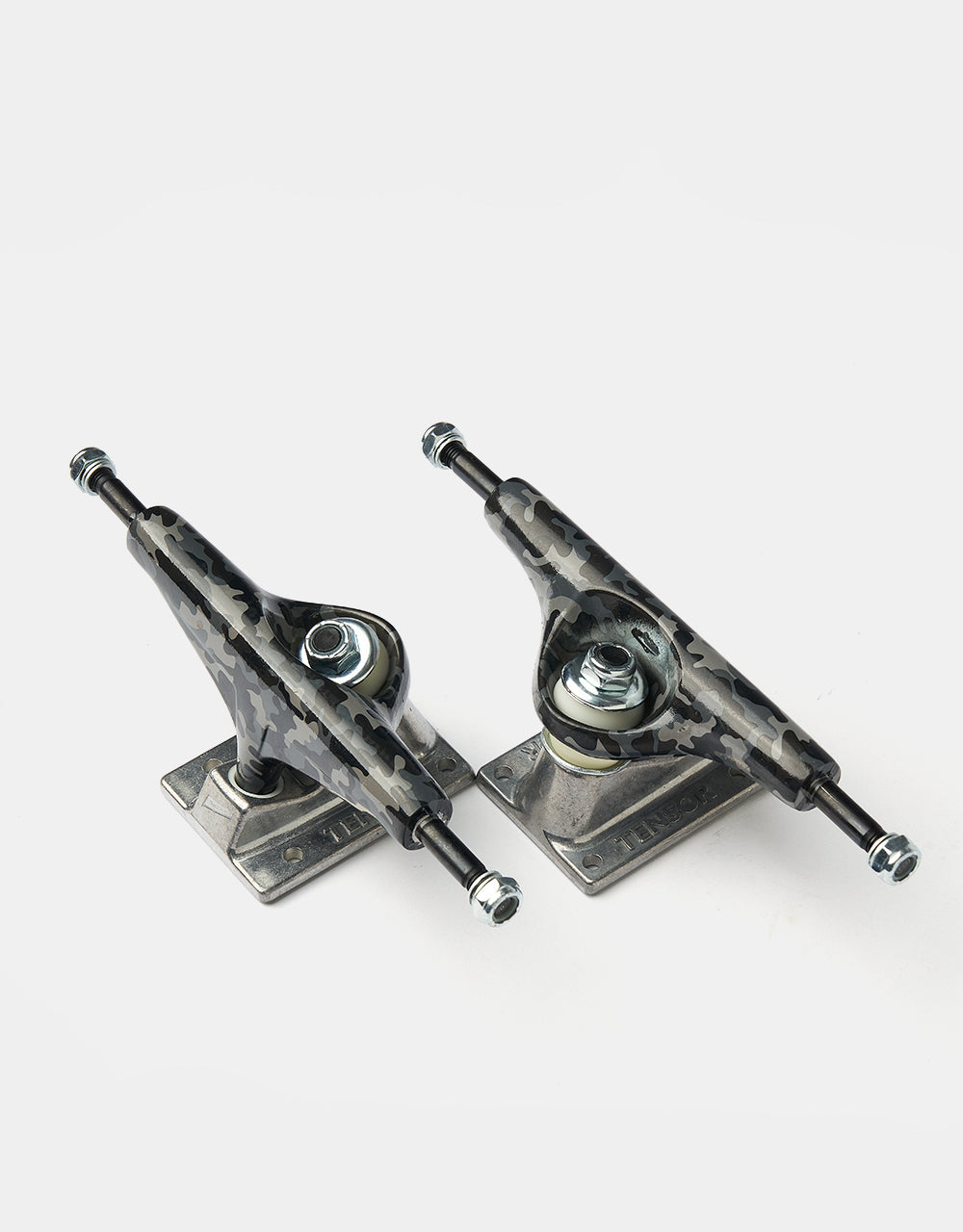 Tensor Alum Skateboard Trucks - Camo Black/Raw (Pair)