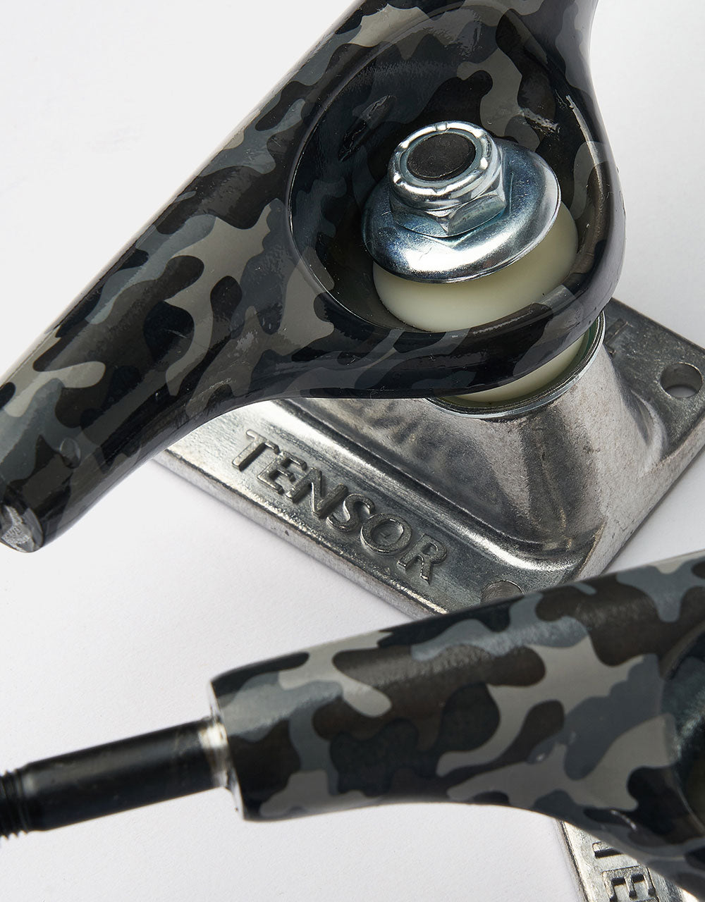 Tensor Alum Skateboard Trucks - Camo Black/Raw (Pair)