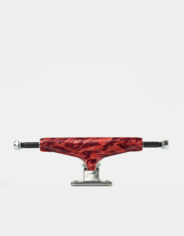 Tensor Alum Skateboard Trucks - Camo Red/Raw (Pair)