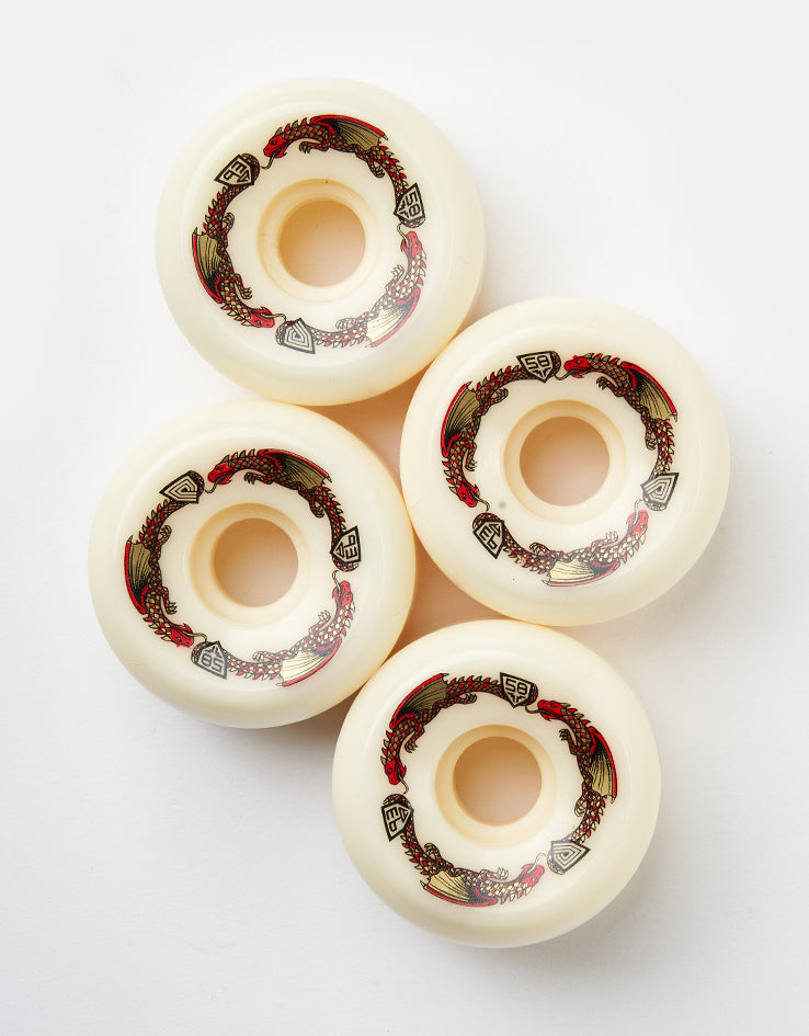 Powell Peralta Dragon Formula RATBONES II 93a Skateboard Wheels - 58mm x 33mm