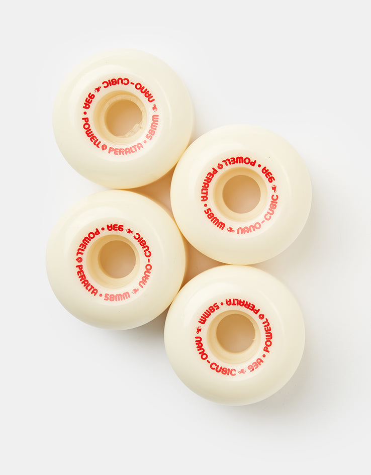 Powell Peralta Dragon Formula Nano-Cubics 93a Skateboard Wheels - 58mm x 37mm