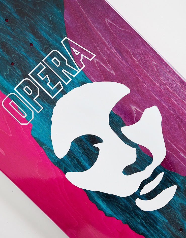 Opera Triple Torn Big Mask Fatties EX7 Skateboard Deck - 12"