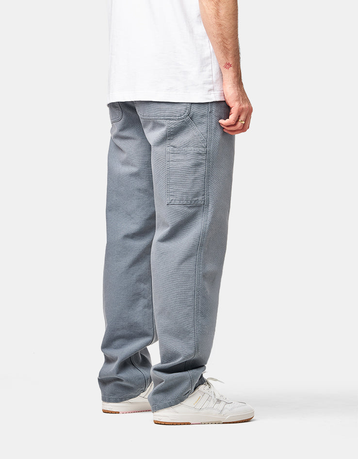 Carhartt WIP Single Knee Pant - Cozy Blue (Stone Canvas)