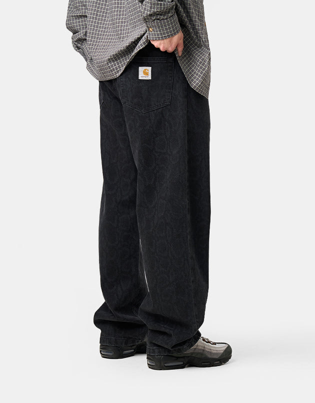 Carhartt WIP Snake Landon Pant - Snake Camo/Black (Heavy Stone Wash)