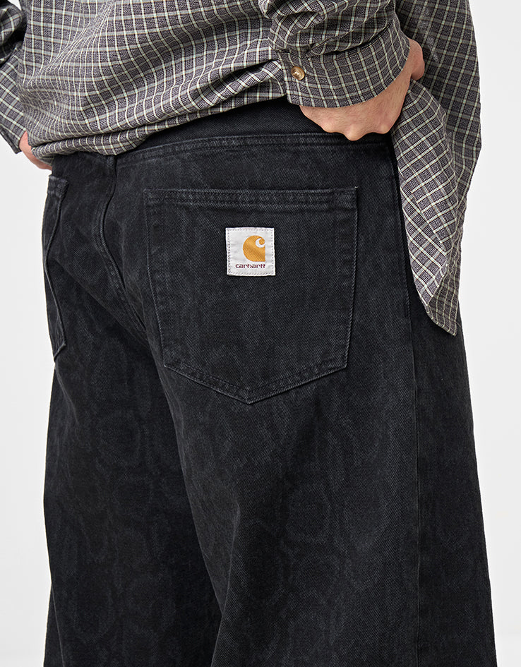 Carhartt WIP Snake Landon Pant - Snake Camo/Black (Heavy Stone