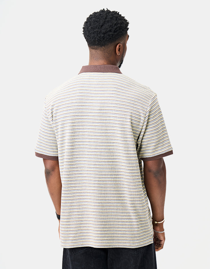 Carhartt WIP S/S Dion Polo - Dion Stripe/Wax