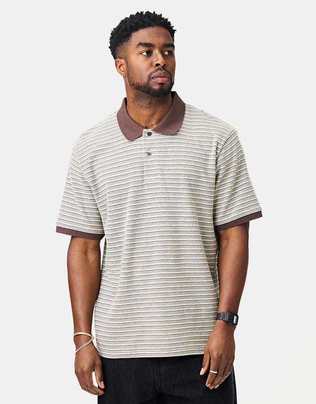 Carhartt WIP S/S Dion Polo - Dion Stripe/Wax