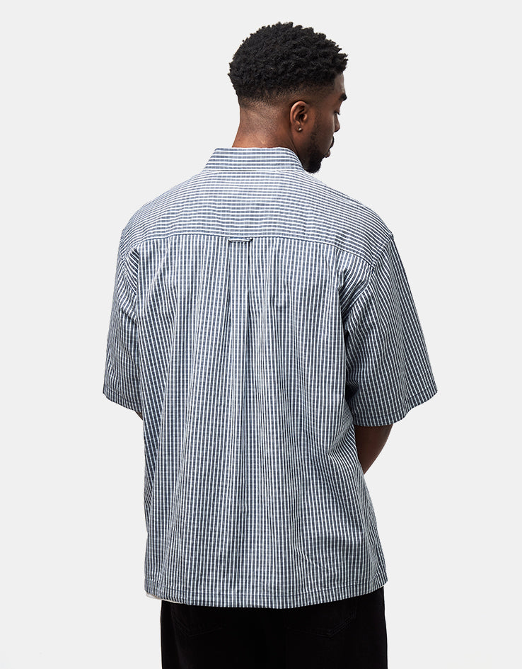 Carhartt WIP S/S Groff Shirt - Groff Check/Blue River