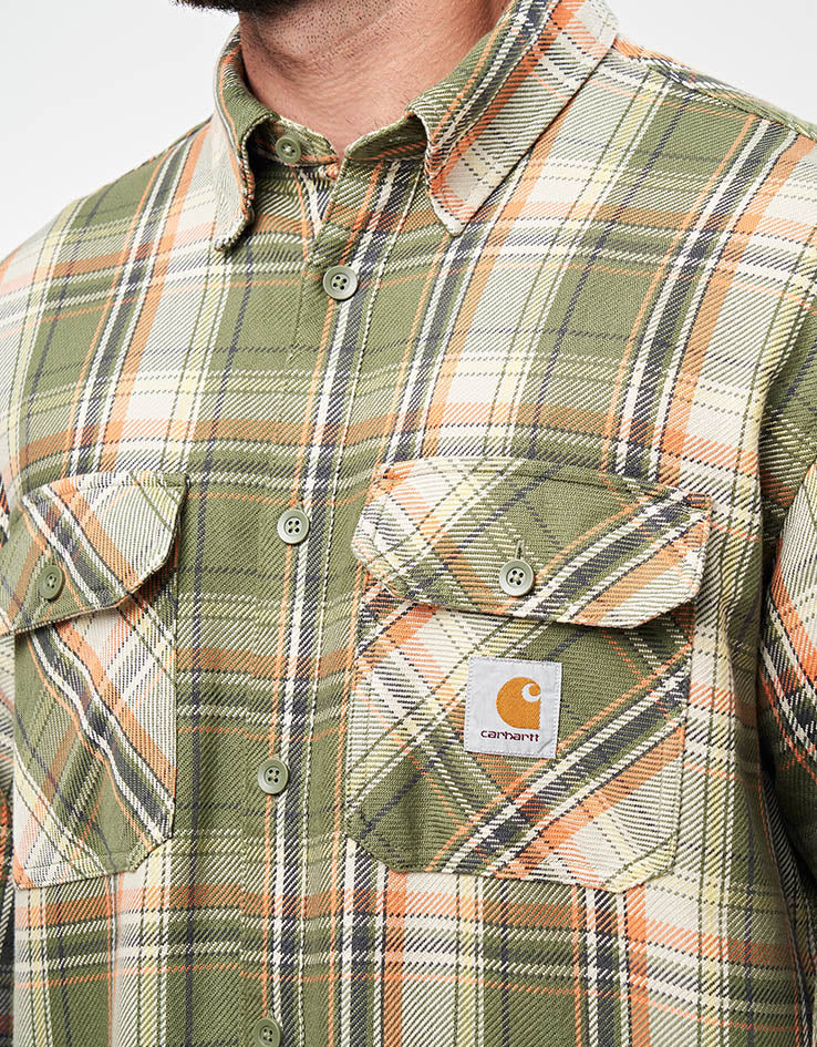 Carhartt WIP L/S Tunick Shirt - Tunick Check/Dollar Green – Route One