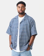 Carhartt WIP S/S Kander Shirt - Kander Check/Blue River