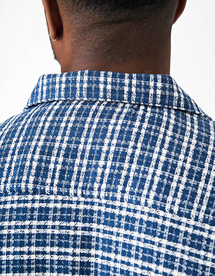 Carhartt WIP S/S Kander Shirt - Kander Check/Blue River