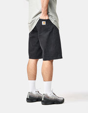 Carhartt WIP Landon Short - Black (Stone Washed)