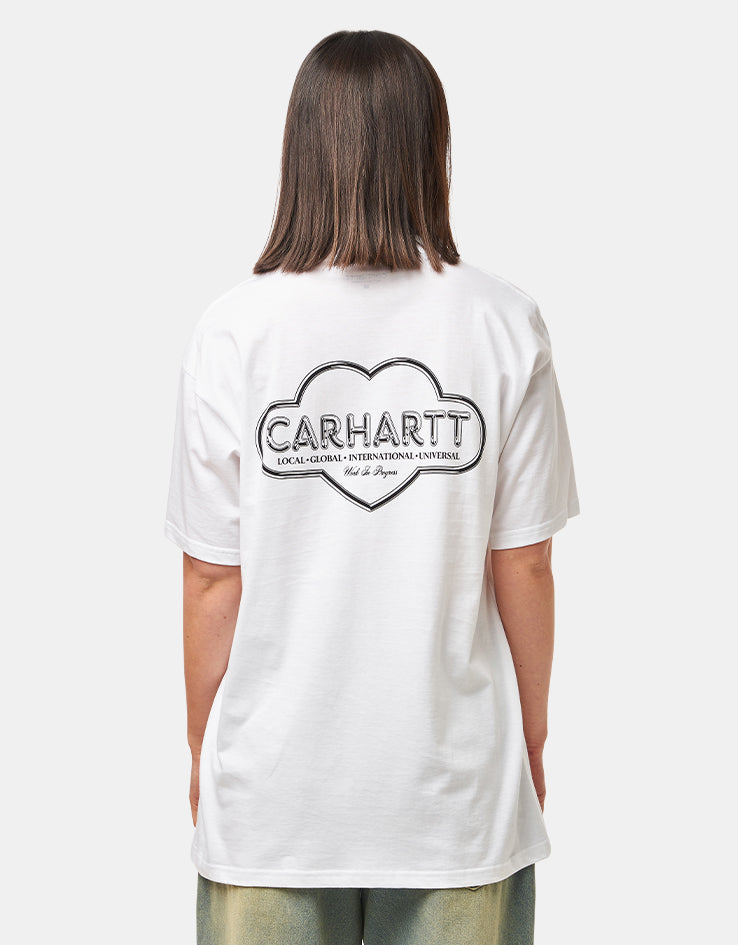 Carhartt WIP S/S Cloud Heart T-Shirt - White