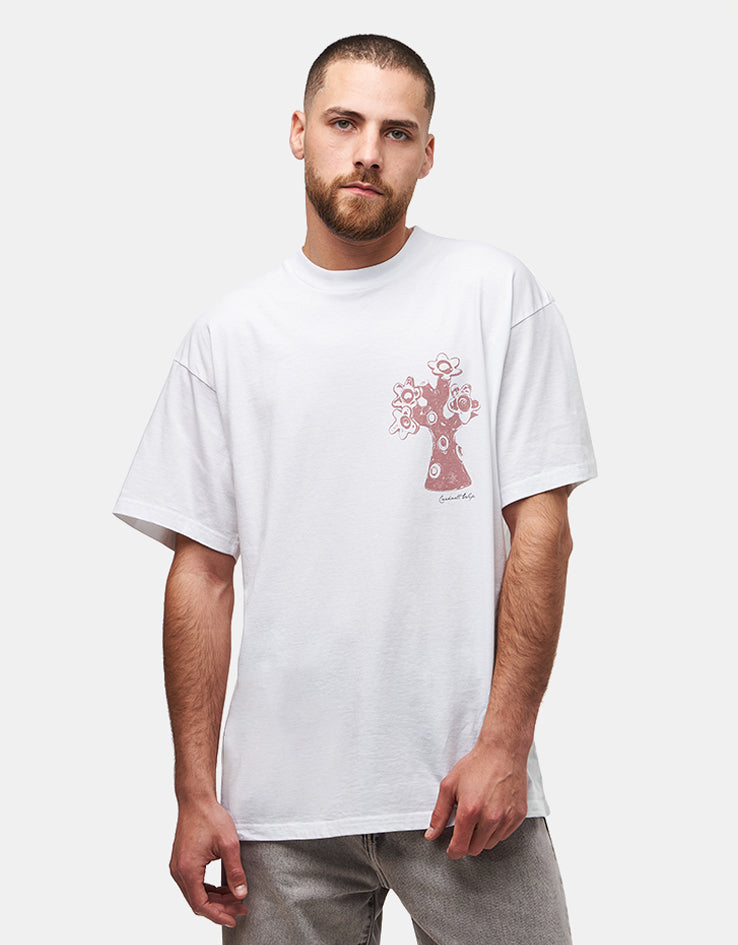 Carhartt WIP S/S Forma T-Shirt - White (Heavy Stone Wash)