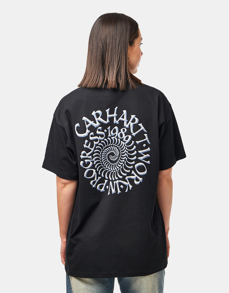 Carhartt WIP S/S Spirals T-Shirt - Black
