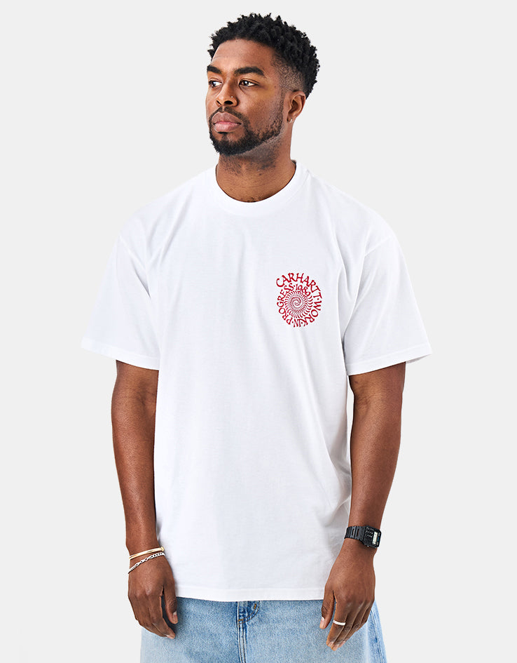 Carhartt WIP S/S Spirals T-Shirt - White
