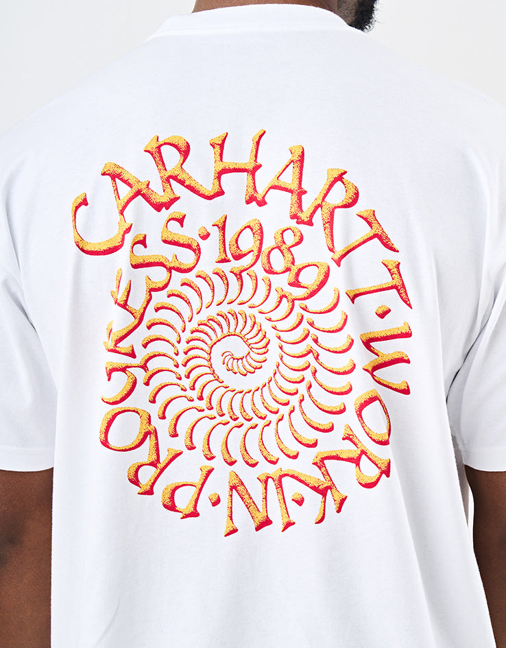 Carhartt WIP S/S Spirals T-Shirt - White