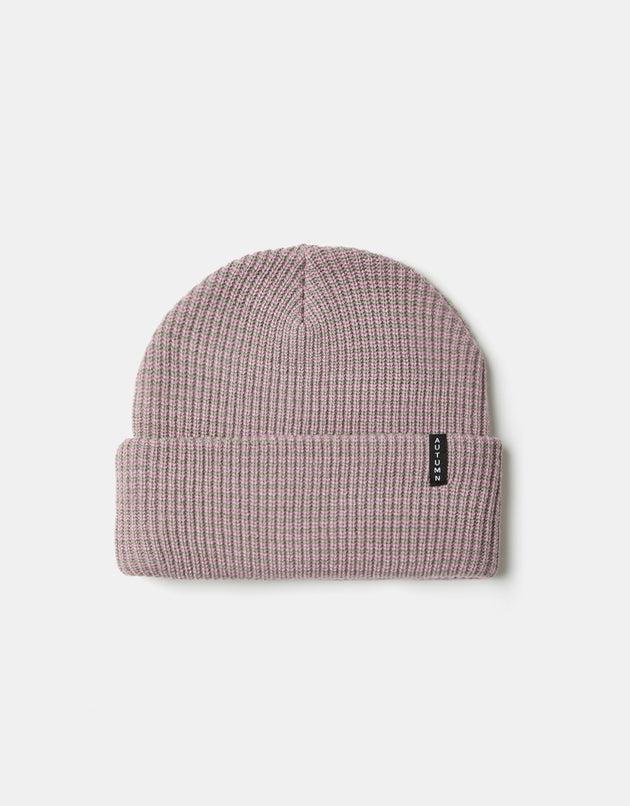 Autumn Stripe Beanie - Lavender Ice Cream