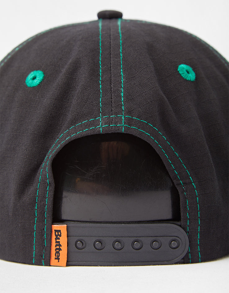 Butter Goods Amplify Snapback Cap - Black