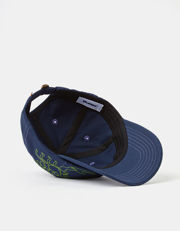 Butter Goods Scorpion 6 Panel Cap - Navy
