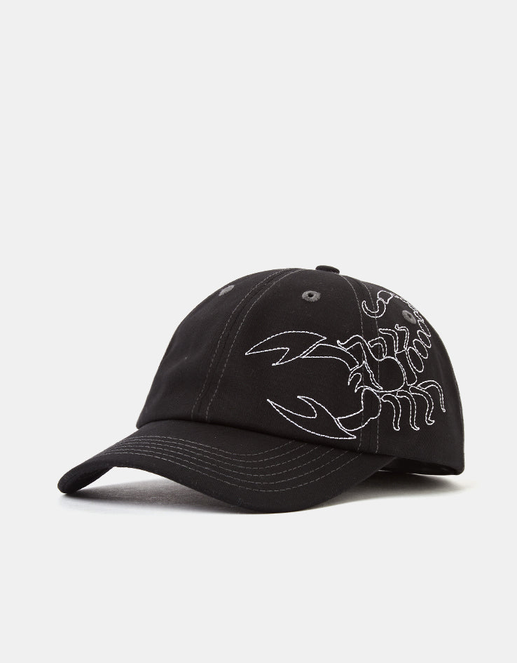 Butter Goods Scorpion 6 Panel Cap - Black