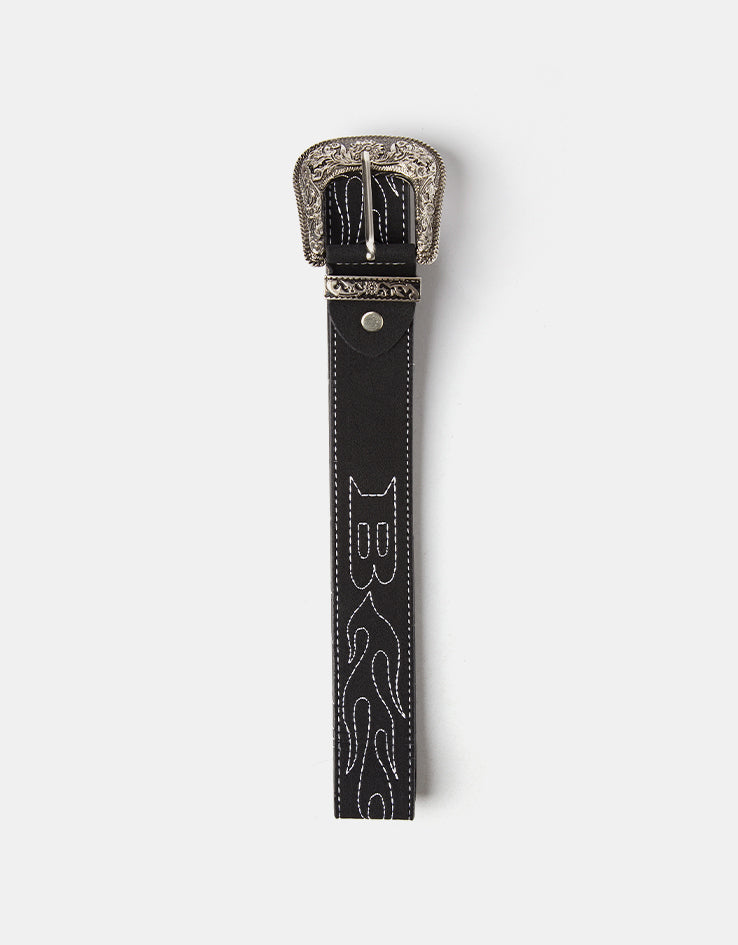 Butter Goods Flame Stitch Belt - Black