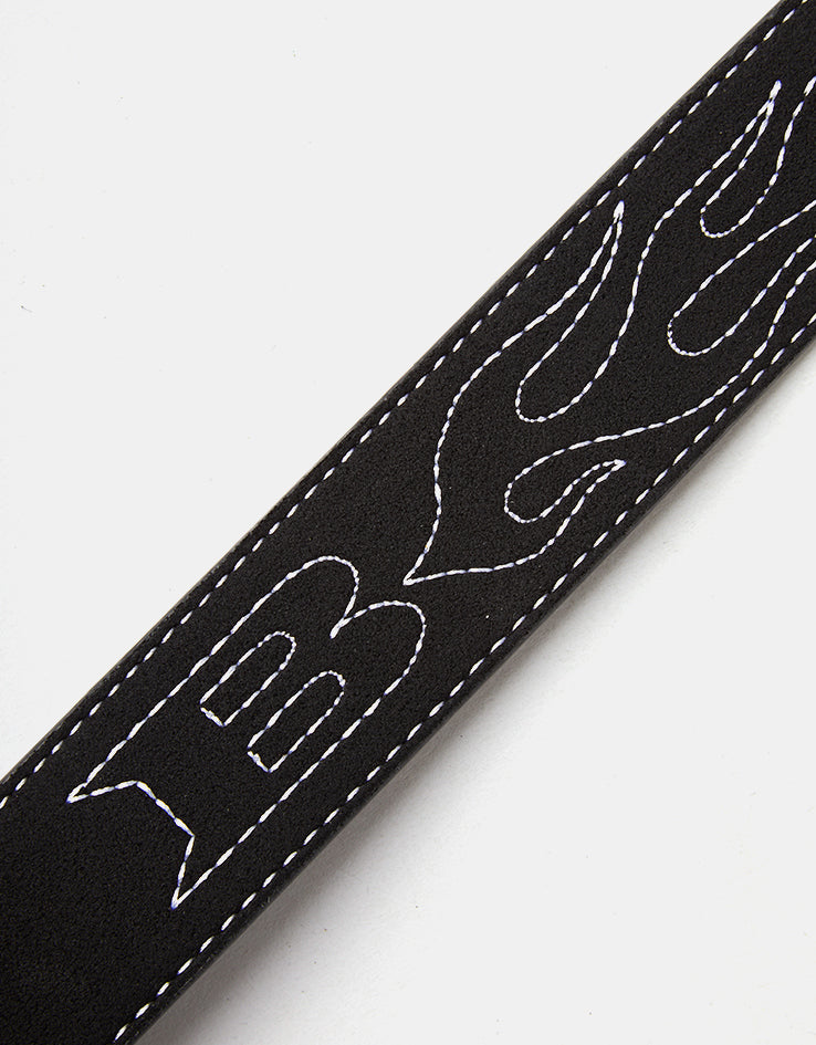 Butter Goods Flame Stitch Belt - Black