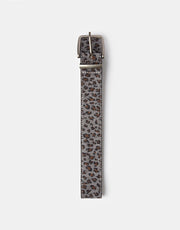 Butter Goods Animal Hide Belt - Grey Leopard