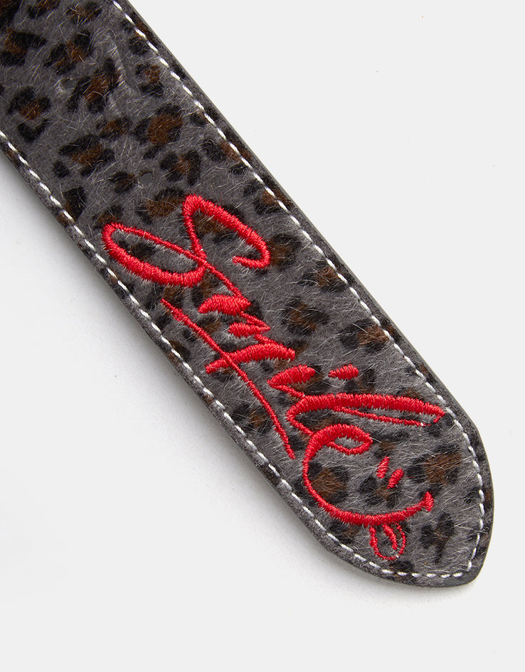 Butter Goods Animal Hide Belt - Grey Leopard