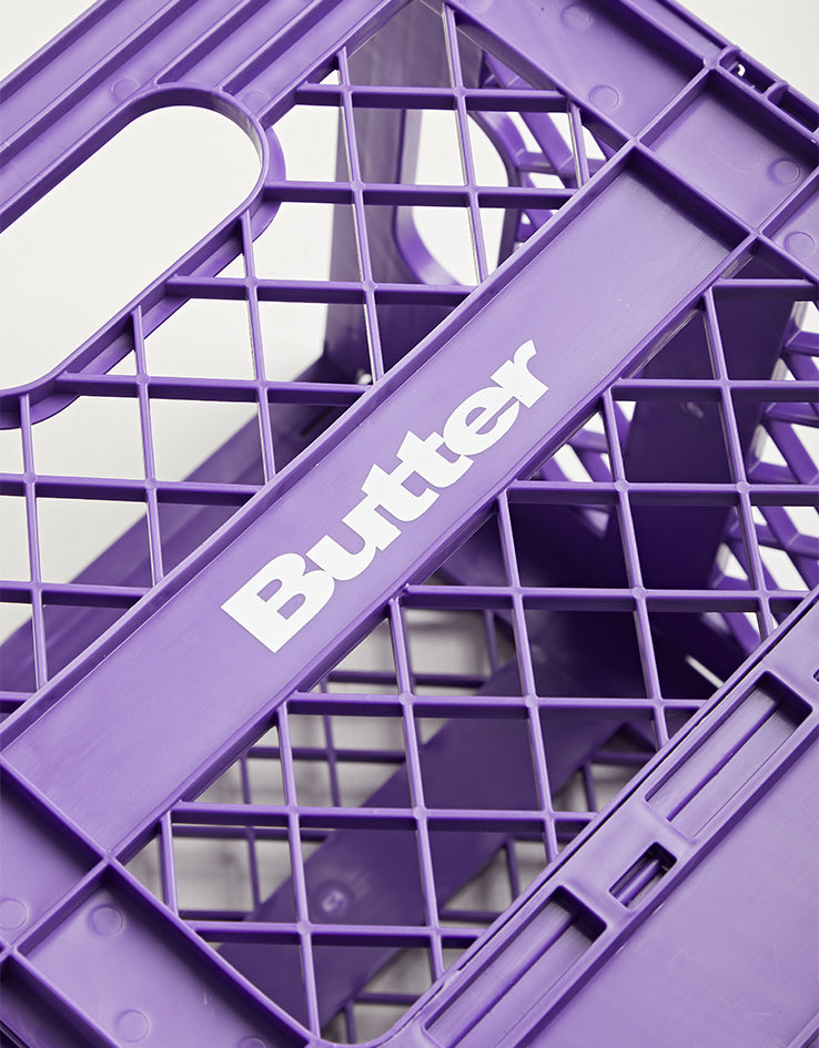 Butter Goods Record Crate - Purple
