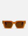 CHPO Max Sunglasses - Mustard/Brown