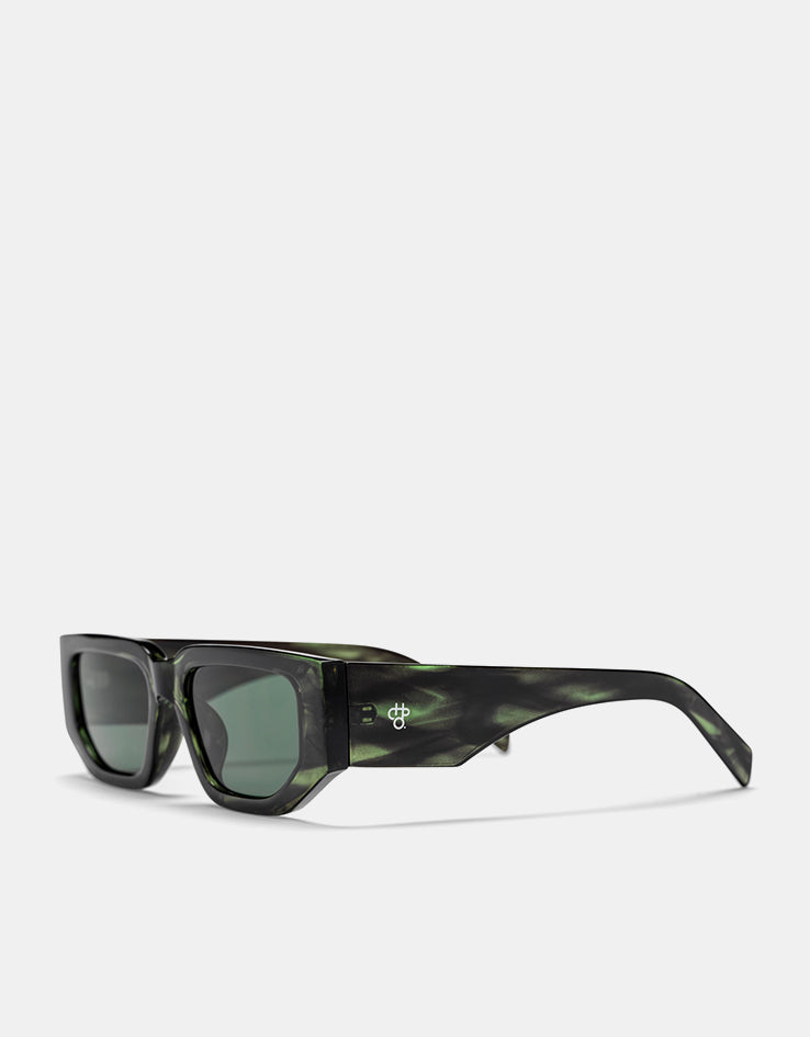 CHPO Brixton Sunglasses - Smoke Green/Green
