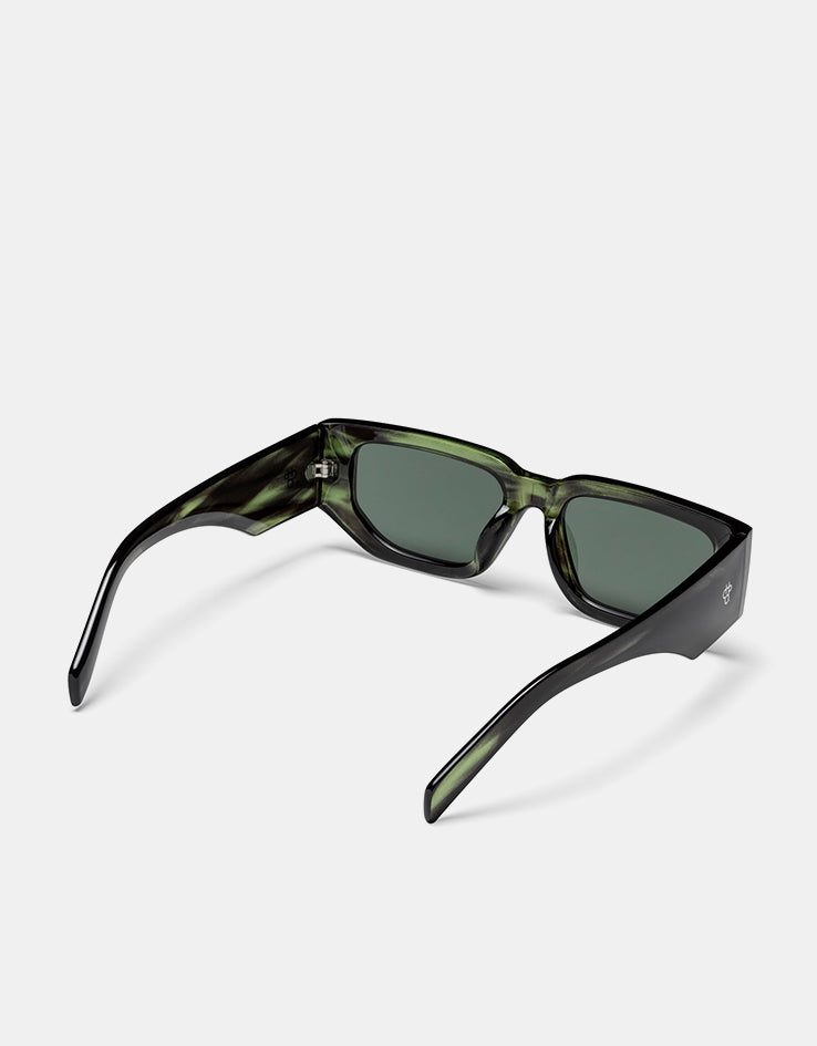 CHPO Brixton Sunglasses - Smoke Green/Green