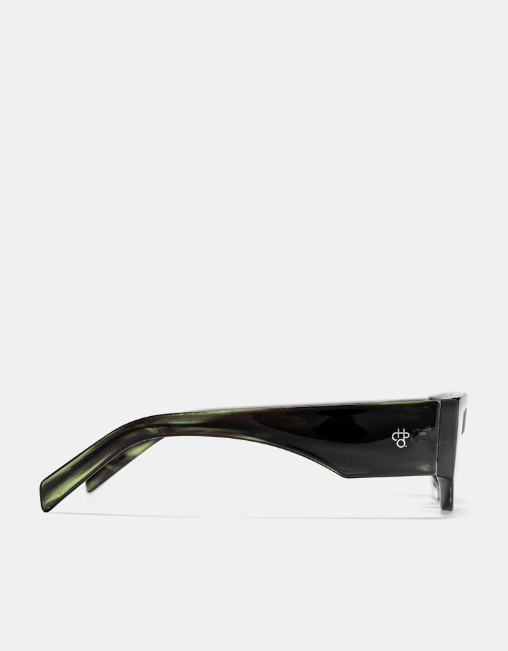 CHPO Brixton Sunglasses - Smoke Green/Green