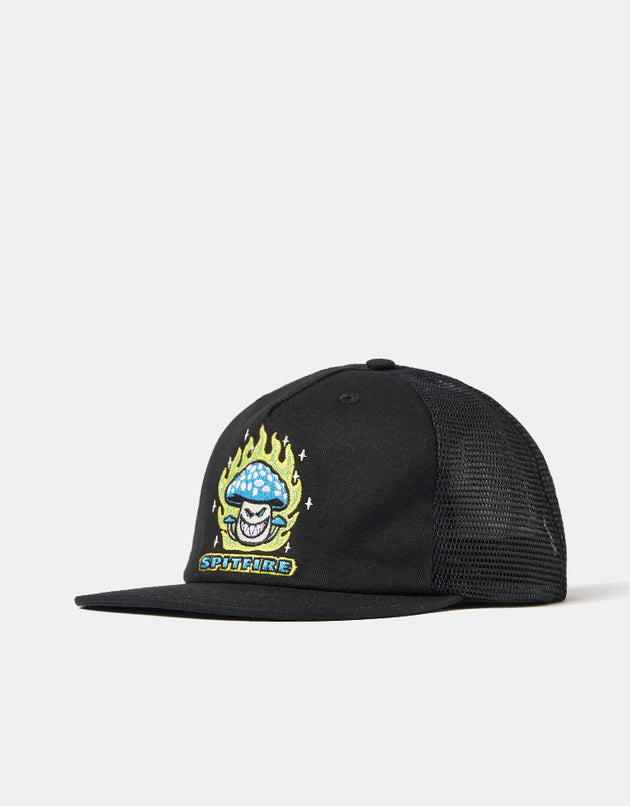 Spitfire Mushroom Bighead Cap - Black/Blue/Green